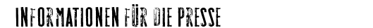 Informationen für die Presse